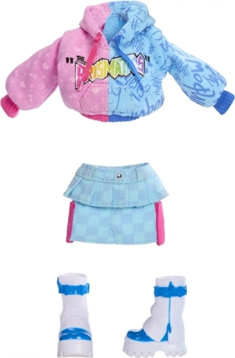 Stilingas aprangos komplektas ir aksesuarai