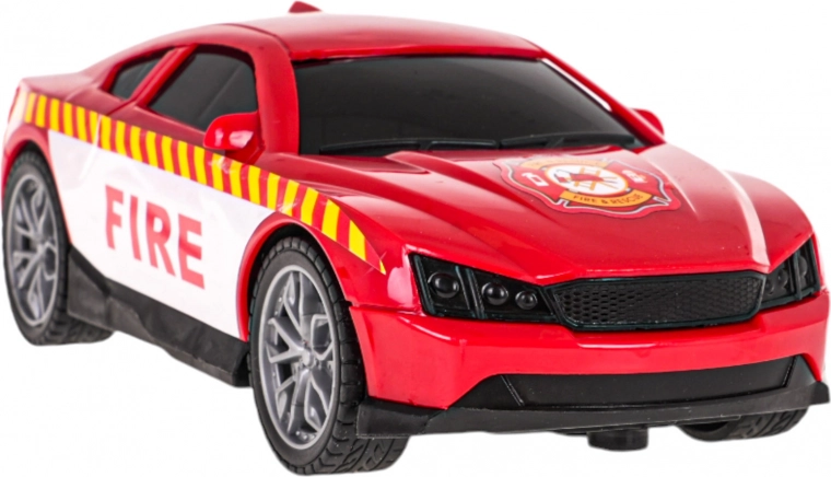 Smooth ride of the fire truck
