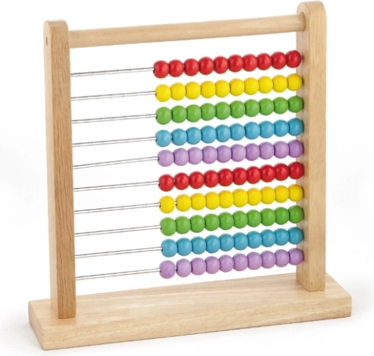 Spalvingi karoliukai lengvam mokymuisi