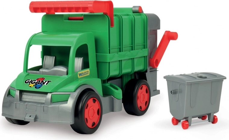 Funkcinis keltuvas ir konteineris pakuotėje