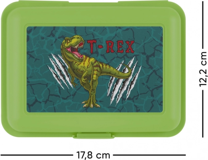 Dizainas su T-Rex motyvu