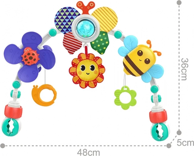 Reguliuojamas kampas kūdikio patogumui