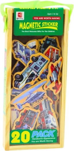 20 spalvingų magnetų