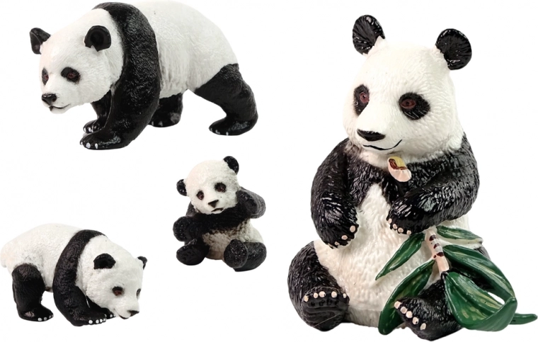 Mielas pandų šeimos rinkinys