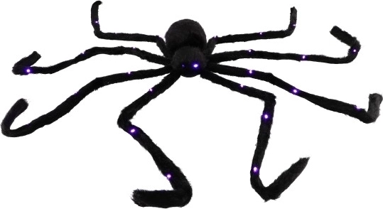 Šviečiantys LED šiurpiai atmosferai