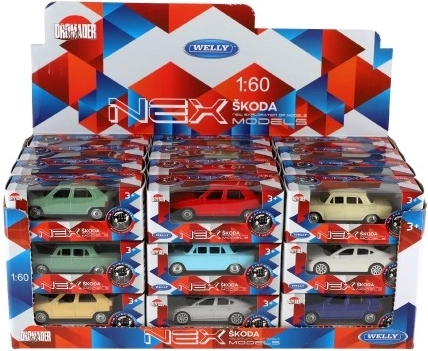 Škoda spalvų ir variantų miksas