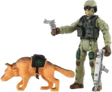 Kareivis su ekipuote ir ginkluote