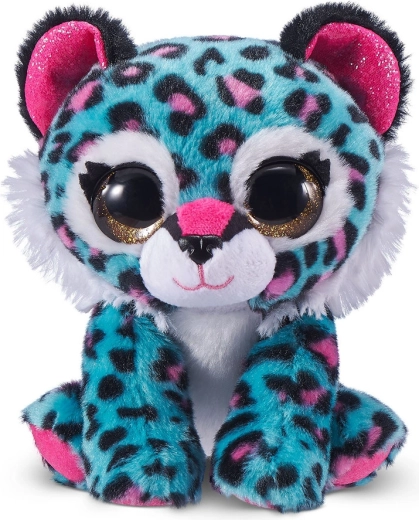 Minkštas pliušas ir blizgios detalės