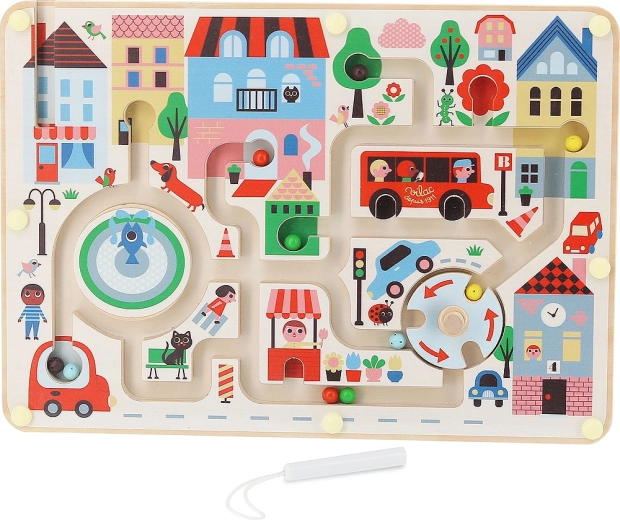 Žavingos miesto iliustracijos