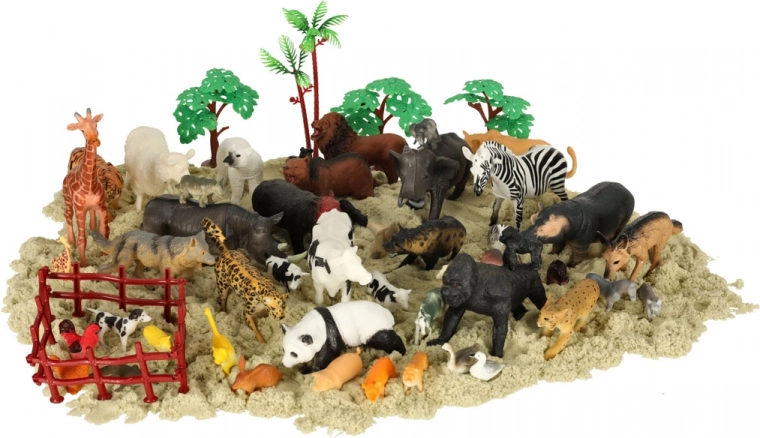 Mokymasis žaidžiant: zoologijos sodo, safario ir ūkio gyvūnai
