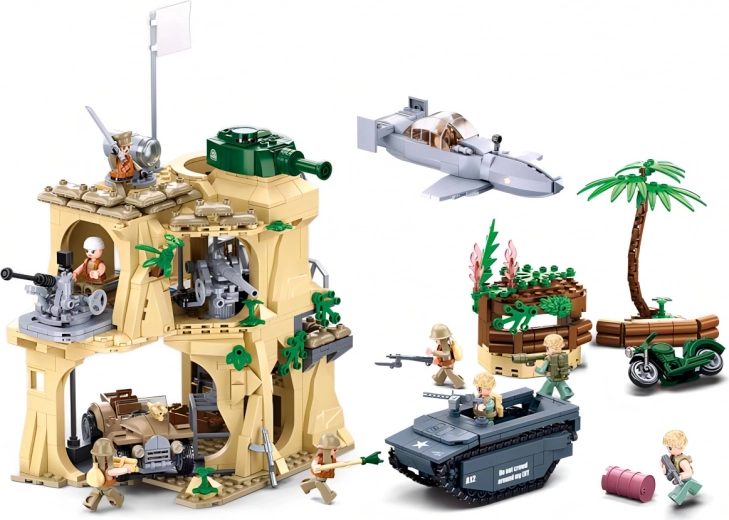 9 judrios figūrėlės su gausia įranga