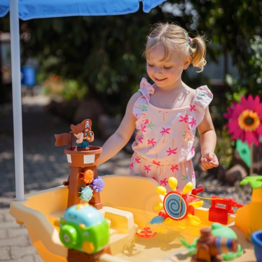 Piratų interaktyvus laivas, pilnas efektų