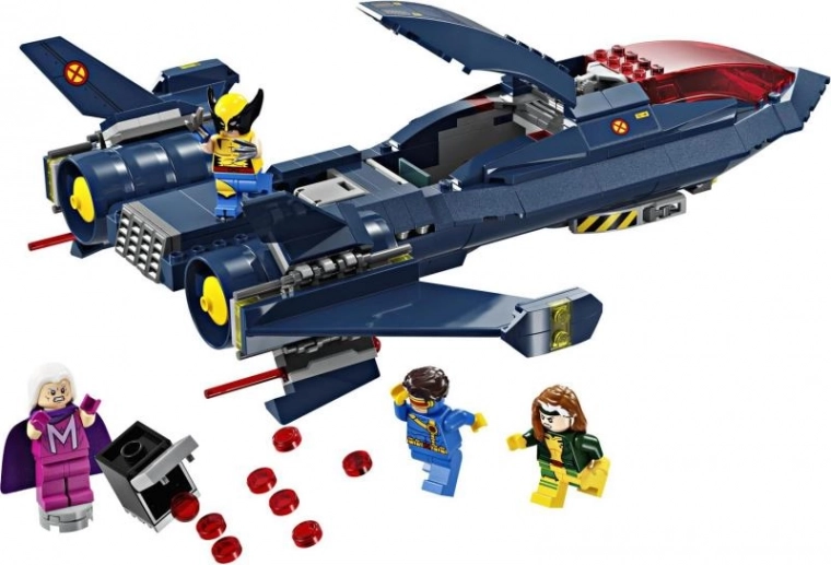 Ikoninis X-Men lėktuvas su aukščiausio lygio detalėmis