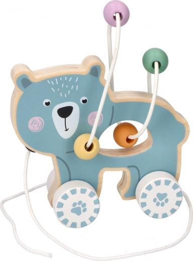 Spalvoti karoliukai smulkiajai motorikai lavinti