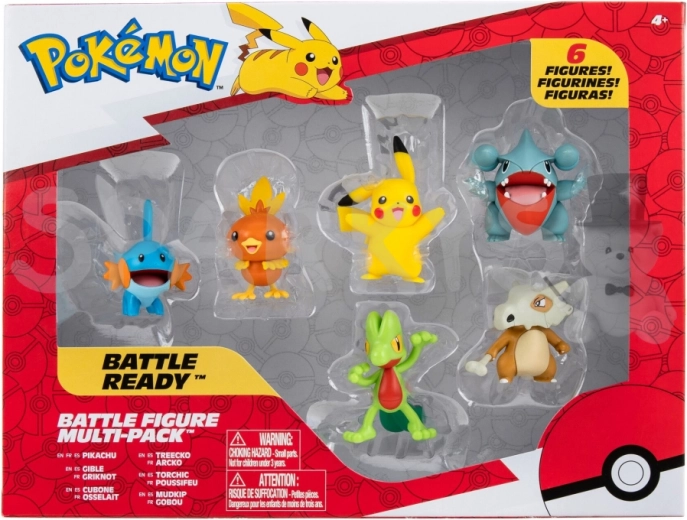 Šeši ikoniški POKÉMON vienoje pakuotėje