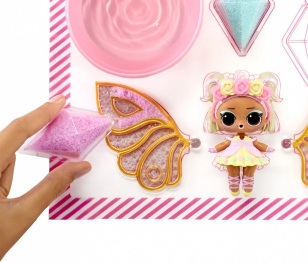 Blizgi „fėjų pudra“ 3 spalvų + lašintuvas