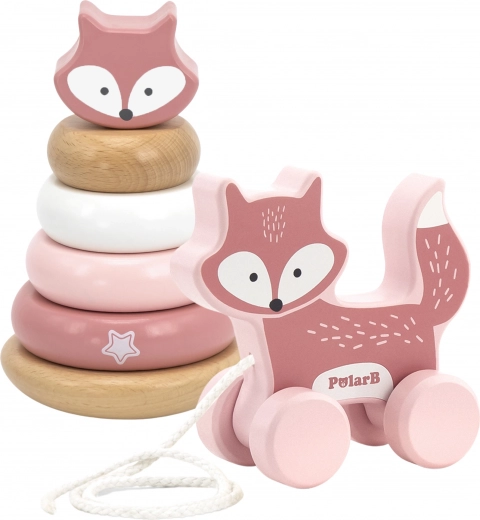 Du viename: rietuvė ir tempiama lapė