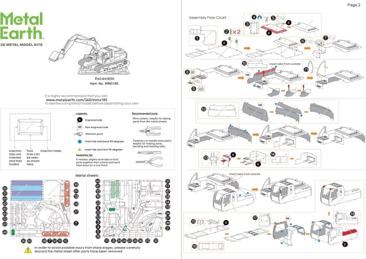 Clear instructions and smart construction