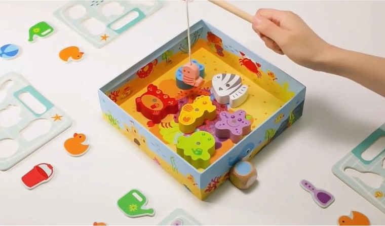 Magnetic fishing for the little ones