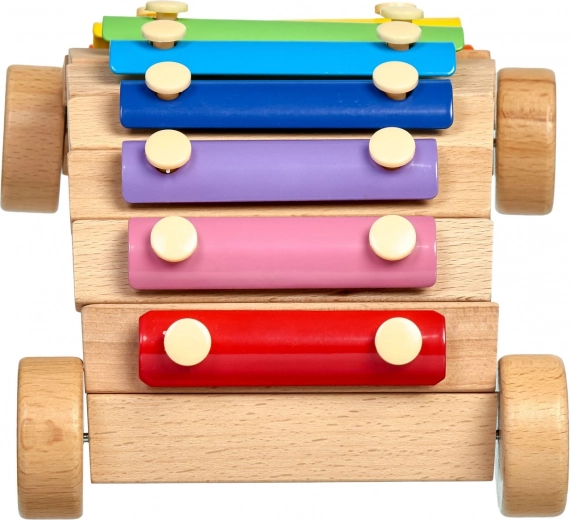 Riedanti žaislas ir instrumentas viename