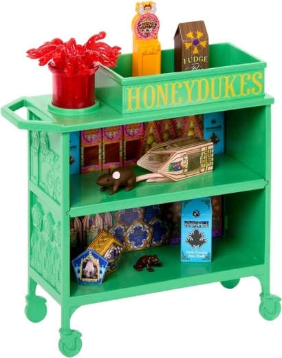 Magiškas vežimėlis su keriniais saldumynais