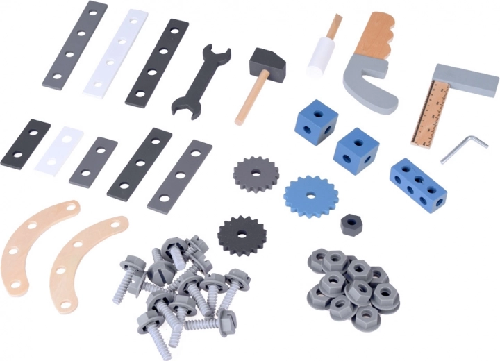 Gausus įrankių ir detalių rinkinys