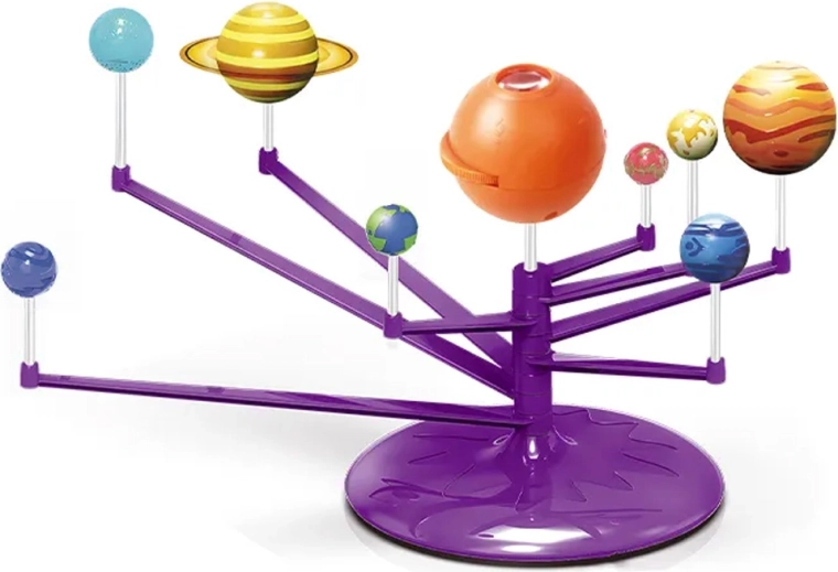 Oranžinė Saulė su baterijomis