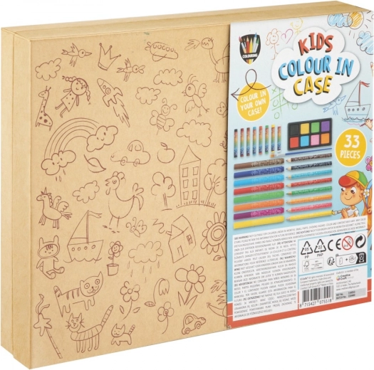 Kūrybinis dėklas spalvinimui