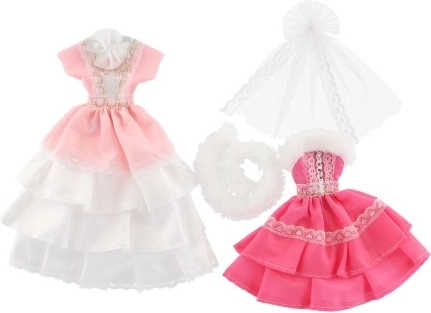 Elegantiškos lėlių suknelės
