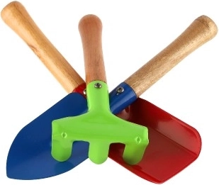 Pilnas mini rinkinys mažiesiems sodininkams