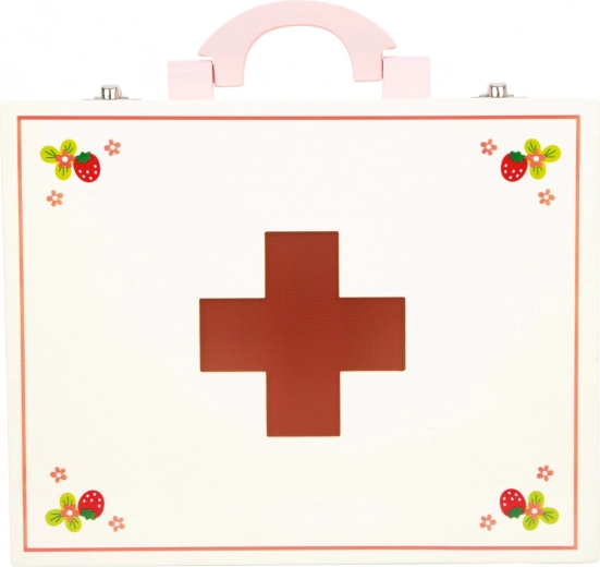 Praktiškas medinis lagaminėlis kelionėms