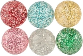 Šešios blizgančios spalvos