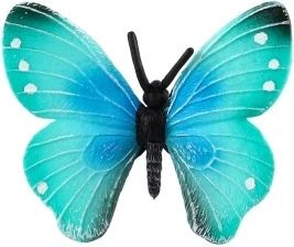 Realistiškas mėlynas sparnas su subtiliu gradientu