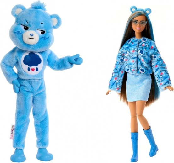 Minkštas pūkas ir visiškai lanksti lėlė