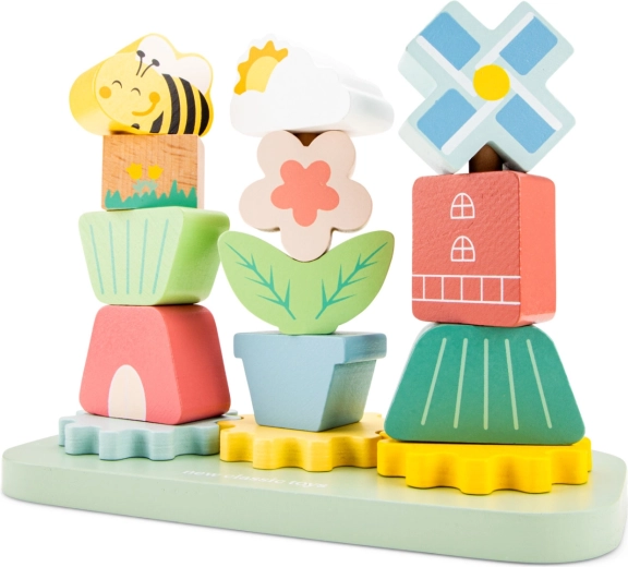 Colorful pieces for creative play