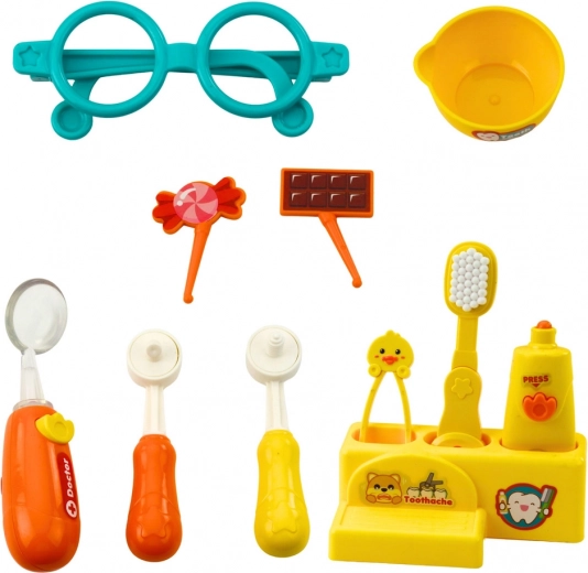 Apšviestas veidrodėlis kruopščiai apžiūrai