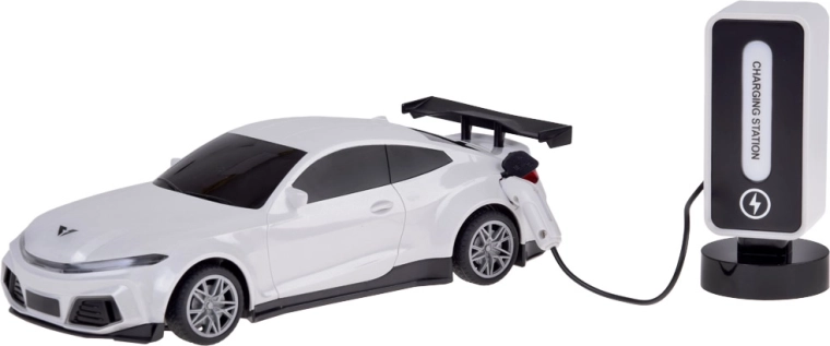 Įkrovimo stotelė kaip tikrame elektromobilyje