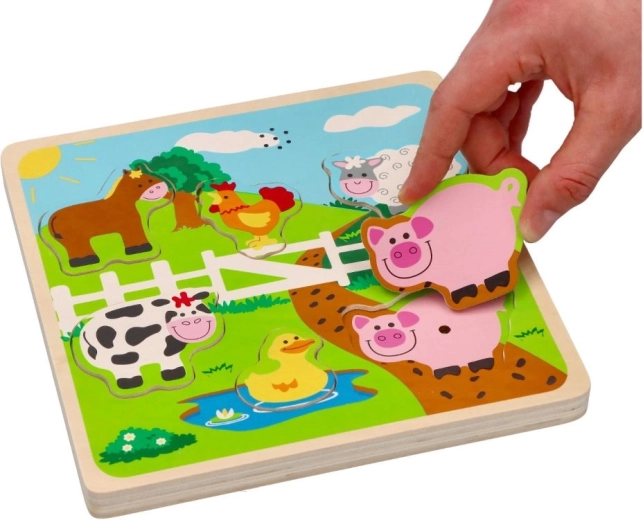Sturdy wooden design for little hands