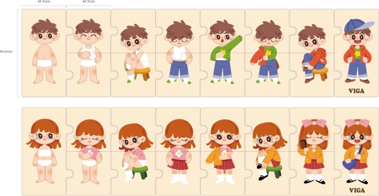 Apsirengimo mokymasis žingsnis po žingsnio