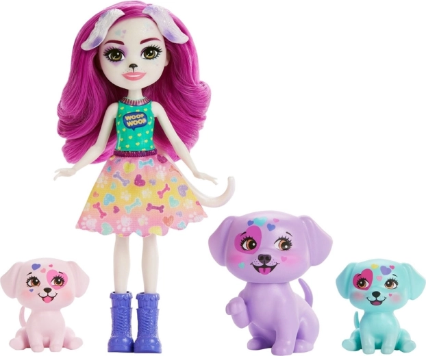 Vibrant design and purple hair
