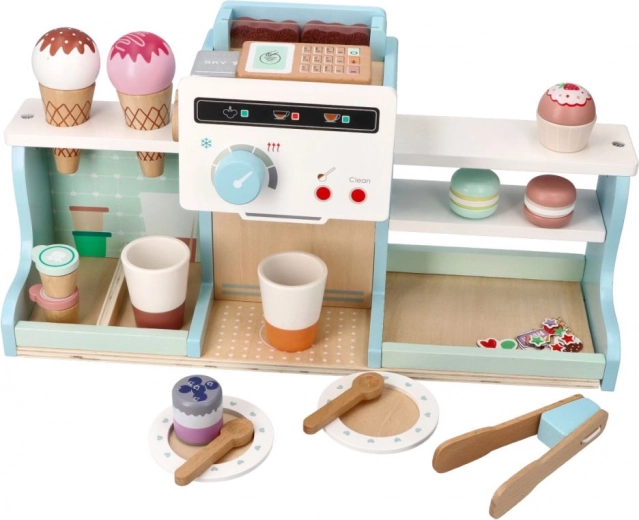 Ledų vitrina pilna skanumynų