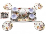 Tin Tea Set for Children, 15 Pieces