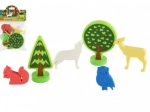 Foam bath stickers forest animals – 9 pieces