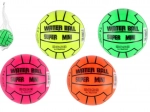 Mini vandens kamuolys 14 cm tinklelyje – 4 neoninės spalvos