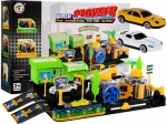 Kids’ Car Wash 3+ with Building Set, 2 Mini Cars and Moving Features