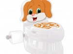 Children's dog-shaped potty with lid PILSAN