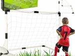 Set of 2 Kids’ Football Goals 95 × 70 × 50 cm with Balls and Pump