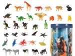 Set of Animal Figures – Marine, Wild, Farm Animals and Dinosaurs, 48 pcs