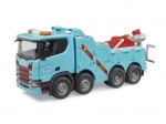 Bruder Scania Super 560R gelbėjimo ir vilkimo sunkvežimis su šviesa ir garsu 1:16