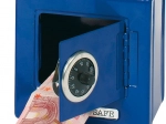 Metal Money Box - Blue Safe